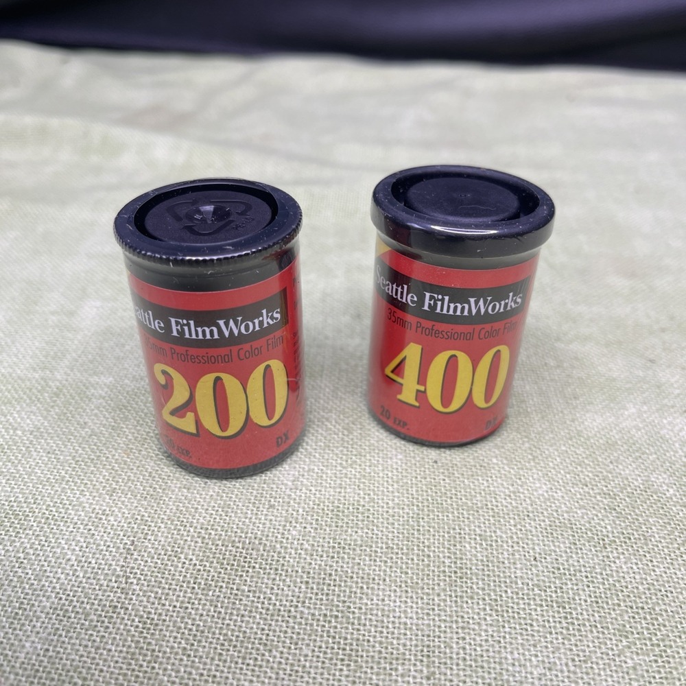 Seattle Filmworks 200 & 400 35mm Color Film - 20 Exposures - Expired & Sealed